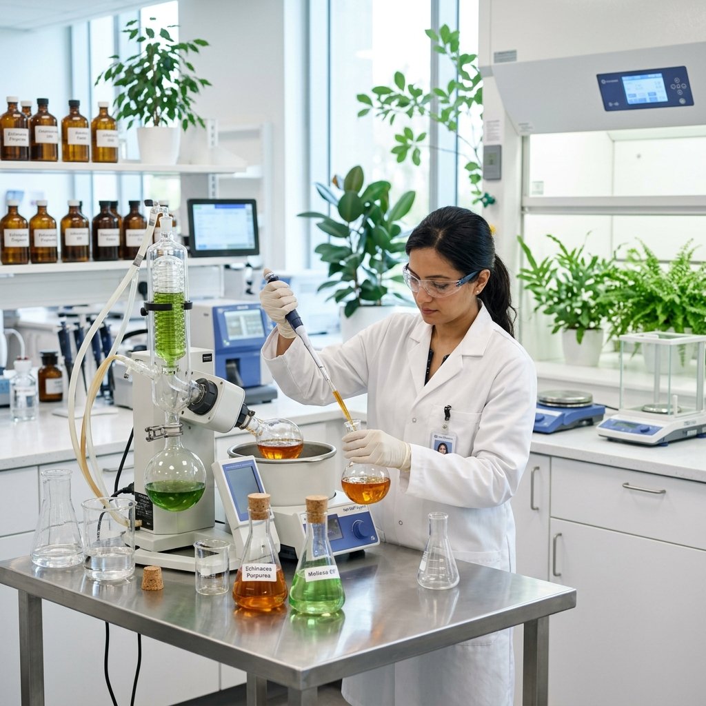 Asia Herbs modern herbal research laboratory